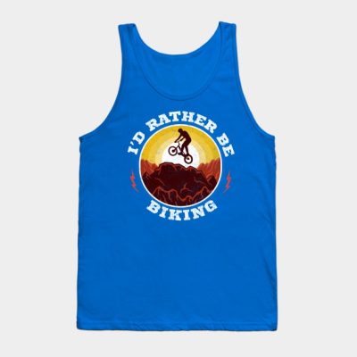 Id Rather Be Biking Tank Top Official Cycling Merch