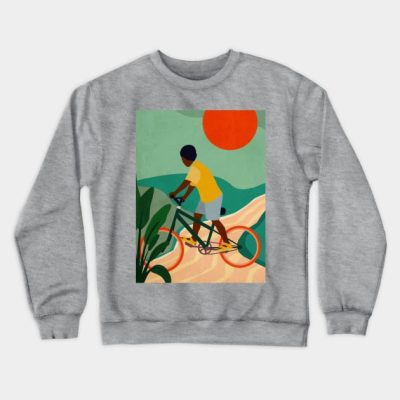 Riding Through Crewneck Sweatshirt Official Cycling Merch