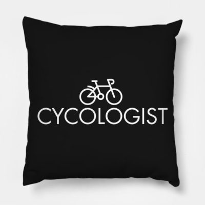 Cycologist Throw Pillow Official Cycling Merch