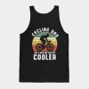 Cycling Dad Like A Regular Dad But Cooler Fathers  Tank Top Official Cycling Merch