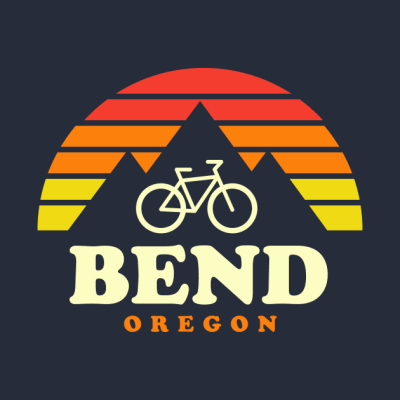 Bend Oregon Mountain Biking Bend Mtb Trails Retro Tapestry Official Cycling Merch