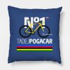 Pogacar Throw Pillow Official Cycling Merch