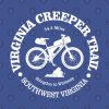 Virginia Creeper Trail Cycling Throw Pillow Official Cycling Merch