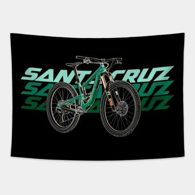 Green Santa Cruz Bike Tapestry Official Cycling Merch