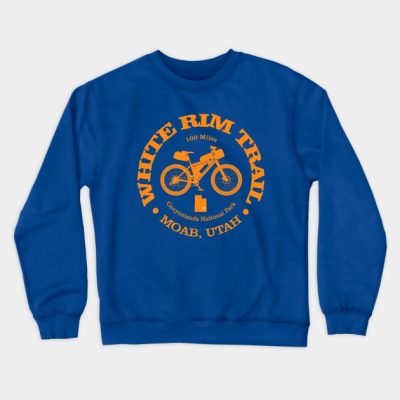 White Rim Trail Mtb Crewneck Sweatshirt Official Cycling Merch