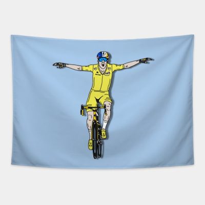 Wout Van Aert Tour De France 2022 Stage 4 Victory Tapestry Official Cycling Merch