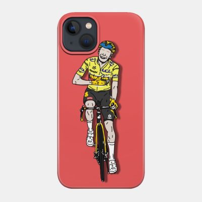 Jonas Vingegaard Champion Tour De France 2022 Yell Phone Case Official Cycling Merch