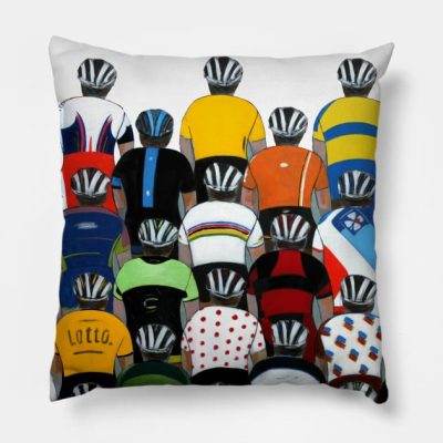 Maillots 2 Throw Pillow Official Cycling Merch