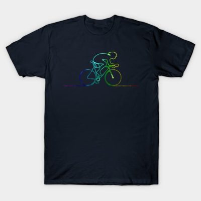 Cycling Rainbow Rider T-Shirt Official Cycling Merch