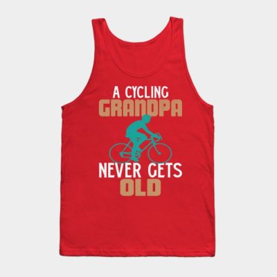 A Cycling Grandpa Never Gets Old Novelty Cycling Tank Top Official Cycling Merch