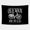 Bicycle Old Man Cycling Tapestry Official Cycling Merch