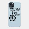 Unicycle Mobile Device Bold Phone Case Official Cycling Merch