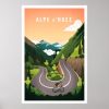 alpe dhuez cycling poster rdaaa20bacd1749bd930d2d226b253ab0 wvg 8byvr 307 - Cycling Gifts