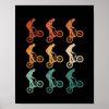 bmx bicycle biker vintage wheely bike motocross poster r911da25b3663493b99826fd0a6ddb08d wva 8byvr 307 - Cycling Gifts
