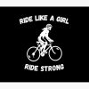 Cycling Girl, Ride Strong Tapestry Official Cycling Merch