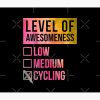 Level Of Cycling In Watercolor Tapestry Official Cycling Merch