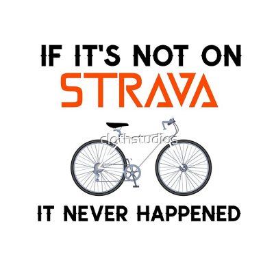 If It'S Not On Strava It Never Happened Tote Bag Official Cycling Merch