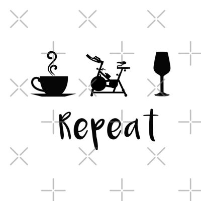 Coffee Pelo Wine Repeat Tote Bag Official Cycling Merch