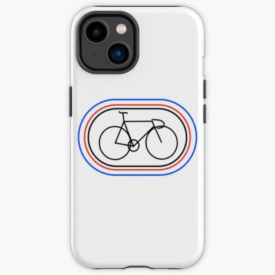 Velodrome Lines With Bike Iphone Case Official Cycling Merch