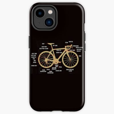 Cycling Bycycle Anatomy, Cycling Quote, Funny Cycling Iphone Case Official Cycling Merch