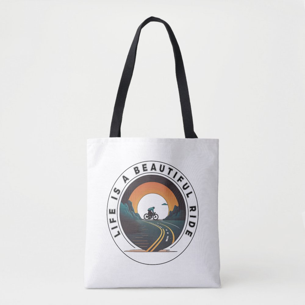 life is a beautiful ride a cycling design tote bag re6f16b896d58418188bf7d845d9c3e86 6kcf1 1000 - Cycling Gifts
