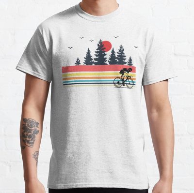 Vintage Retro Bicycle Cycling Mountain Bike Outdoor Cyclist Gifts T-Shirt Official Cycling Merch