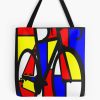 Mondrianesque Road Bike Tote Bag Official Cycling Merch