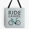 Ride Gravel Bike Cyclocross Bicycle And Bikepacking Tote Bag Official Cycling Merch