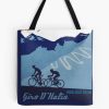 Giro D' Italia Retro  Passo Dello Stelvio Cycling Poster Tote Bag Official Cycling Merch