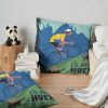 L'Alpe D'Huez Cyclist Poster Throw Pillow Official Cycling Merch