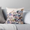 Cycling Race Art Throw Pillow Official Cycling Merch