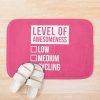 Level Of Cycling For Women Bath Mat Official Cycling Merch