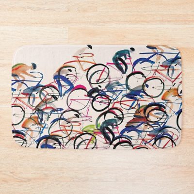 Cycling Race Art Bath Mat Official Cycling Merch