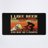 Like Beer And Cycling Mouse Pad Official Cycling Merch