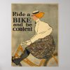 woman cycling vintage poster r439f35df9ee94b45997152330457b3c5 wve 8byvr 307 - Cycling Gifts