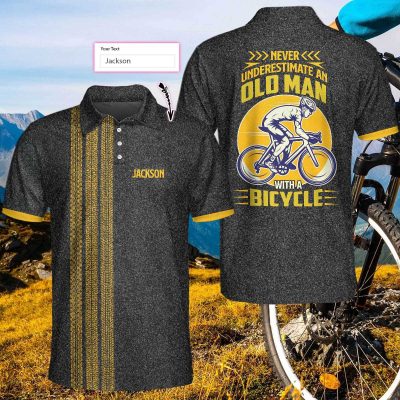 Never Underestimate An Old Man With A Bicycle EZ16 2604 Custom Polo Shirt 3 1200x - Cycling Gifts